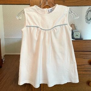 Eyelet & Ivy Size 10 Sleeveless White Top